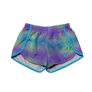 Nike Purple and Blue Athletic Shorts